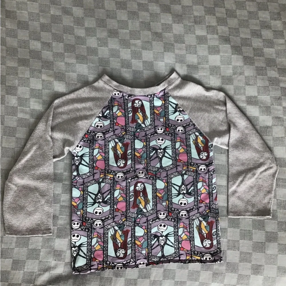 Nightmare Before Christmas Raglan kids sweatshirt